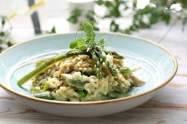 Spargelrisotto
